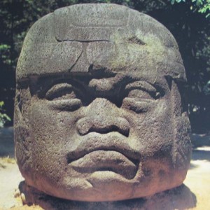 Olmec head, Museum of Anthropology, Mexico City