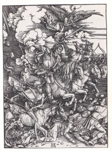Albrecht Durer: 4 Horsemen of the Apocalypse [1498]