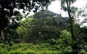 un excavated mayan pyramid by Patrick Volk