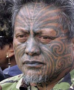 Maori Facial Tattoo