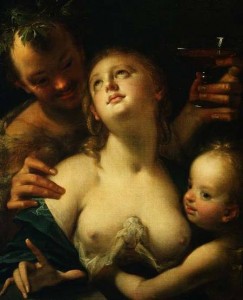 Bacchus, Venus, and Cupid